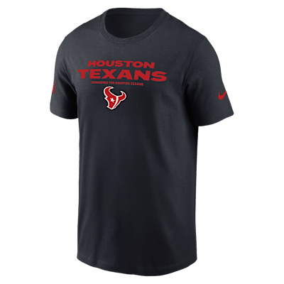 Houston Texans Sideline Team Issue Men's Nike Dri-FIT NFL T